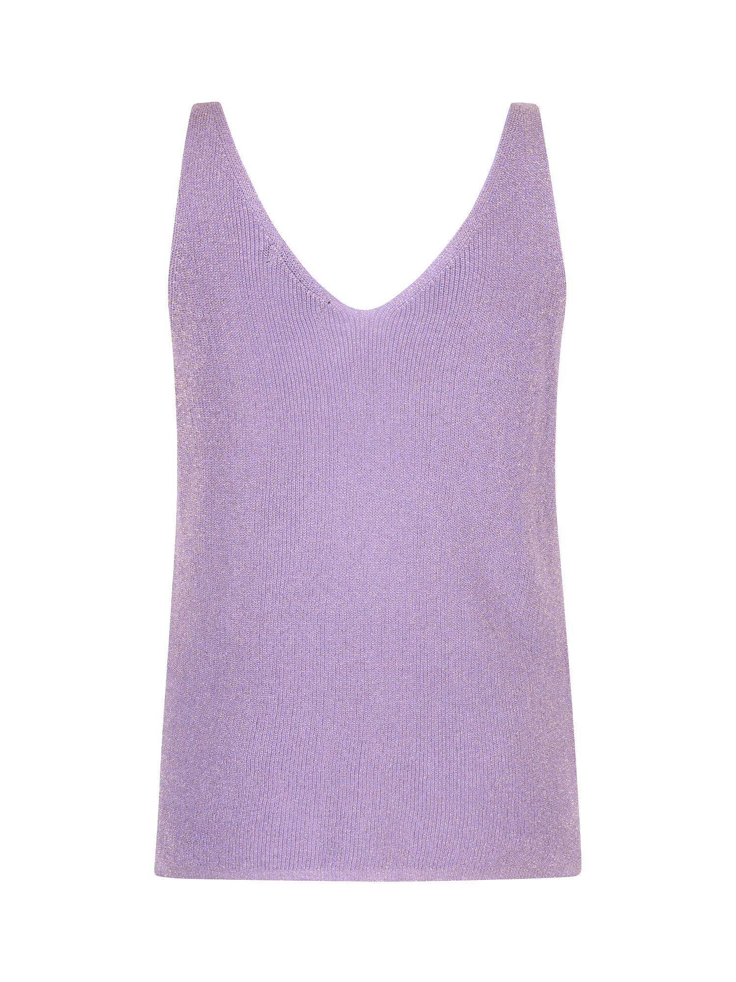 knitted top Lux - lilac