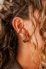 Golden glamour hoop gold