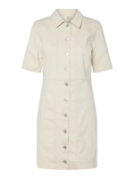 Yasdirma 2/4 denim dress s. - birch