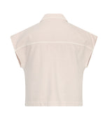 MSCHAspen Ida Denim Vest - Light pink wash