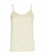 MSCHBahita Myrina Strap Top AOP - G GREEN FLOWER