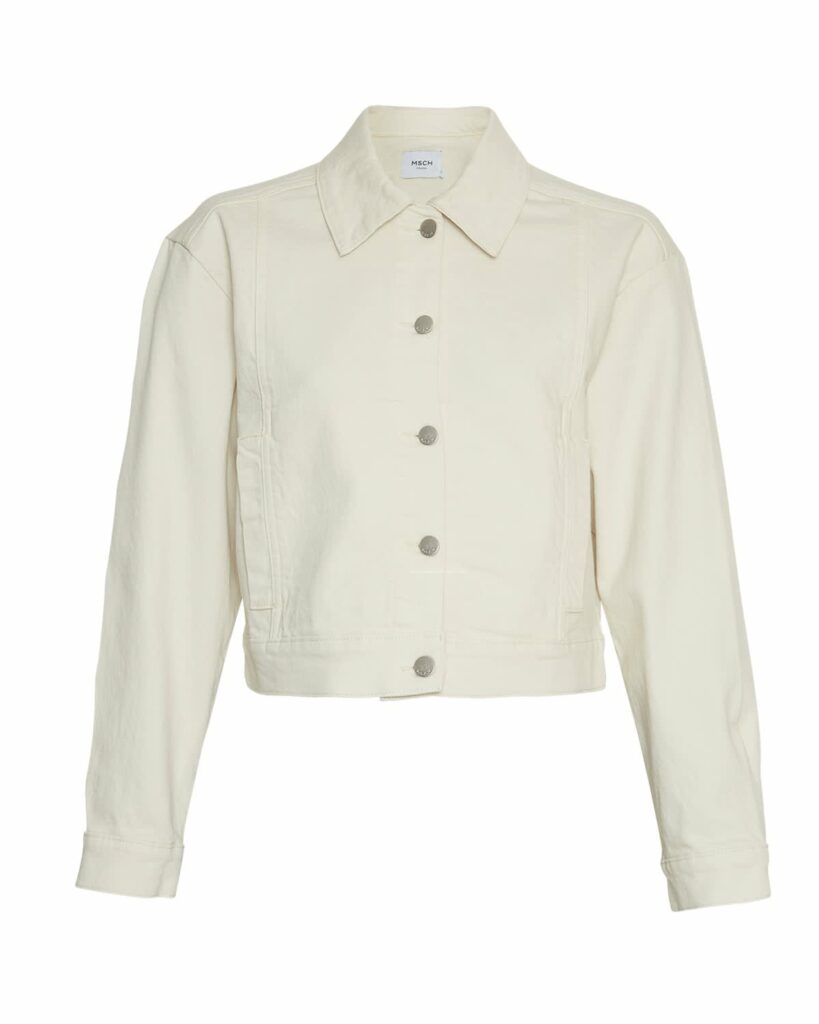 MSCHCantell Zeina Denim Jacket - Vanilla ice