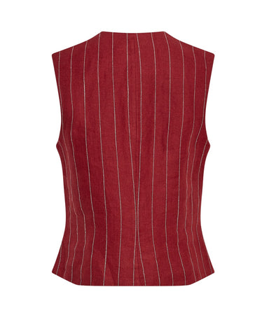 MSCHClaritte Waistcoat STP - Rhubard