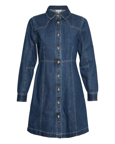 MSCHDielle Emma Dress - Dark Blue Wash