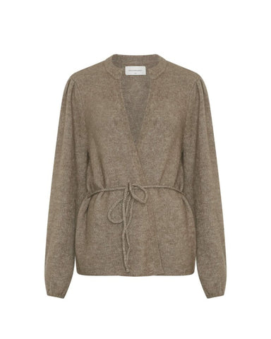 MSCHGustel Hope Wrap Cardigan - walnut melange
