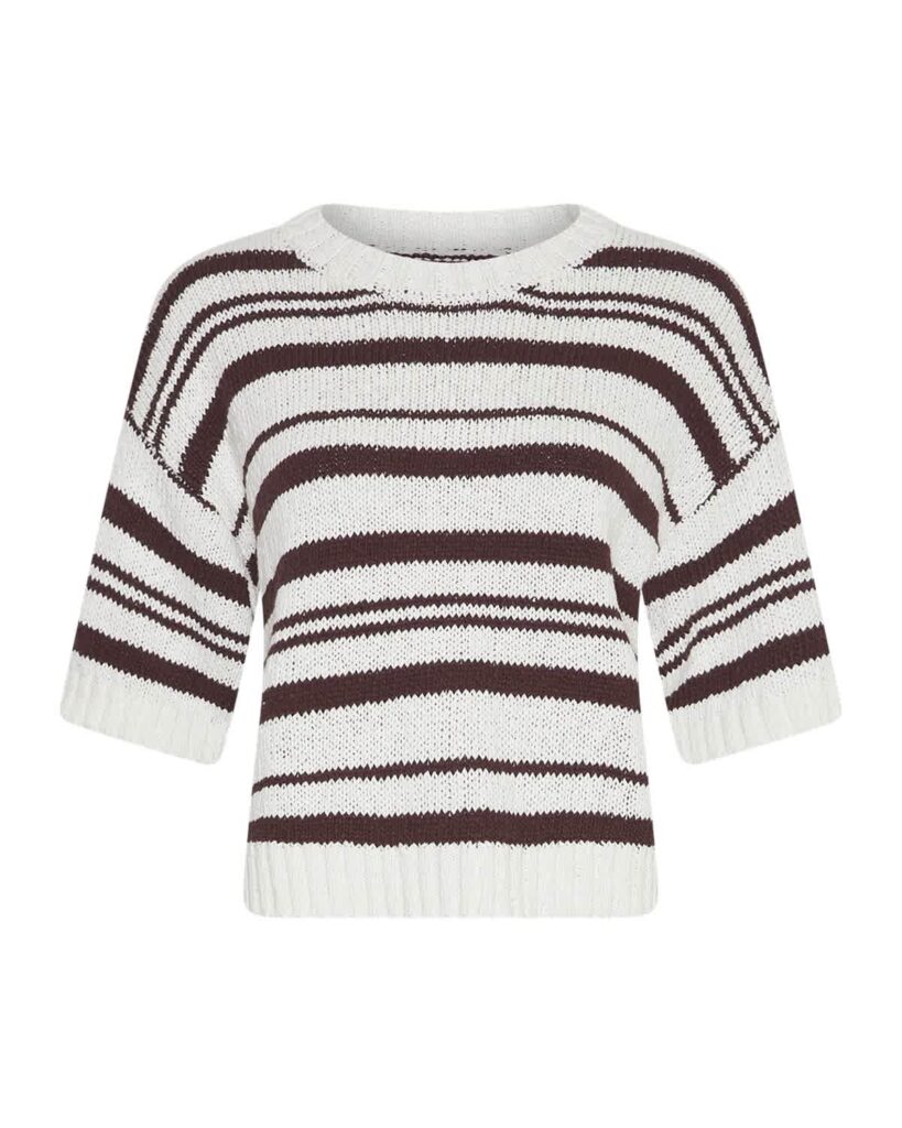 MSCHHannalie 2/4 Pullover - Egret/Fudge