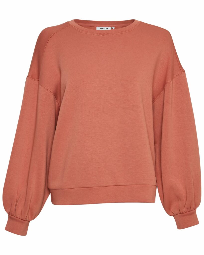 Mschjanelle lima Q sweat - light mahogany
