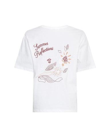 MSCHJeanitta Organic Tee - Bright white