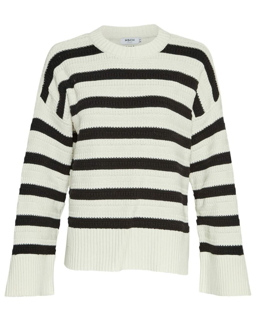 MSCHJillena Pullover STP - EGRET/BLACK