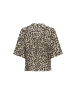MSCHKalani Vlora 2/4 shirt AOP - Humus leo