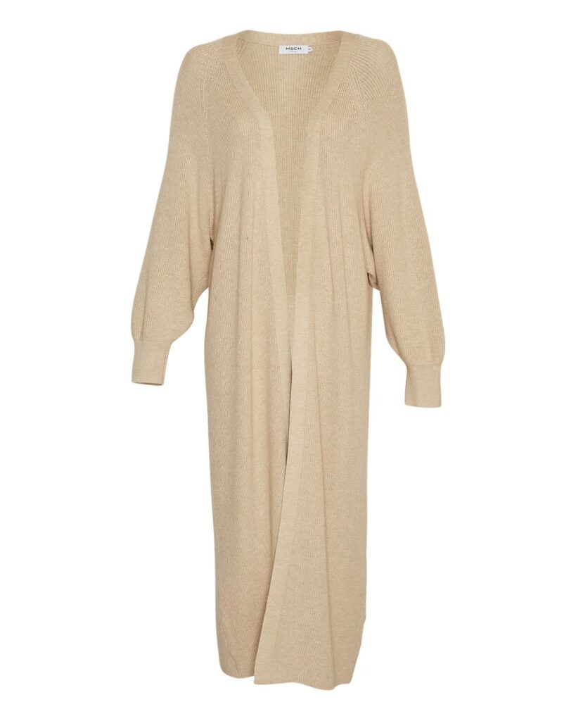 MSCHOdanna Rachelle Long Cardigan - OATMEAL MELANGE