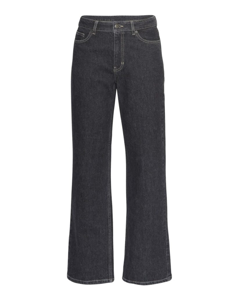 MSCHReja Ena Straight Long Jeans - black wash