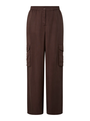 Yasbamboo hmw pant wo. elastic - coffee bean