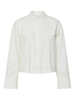 Yasciru ls short studded shirt - star white