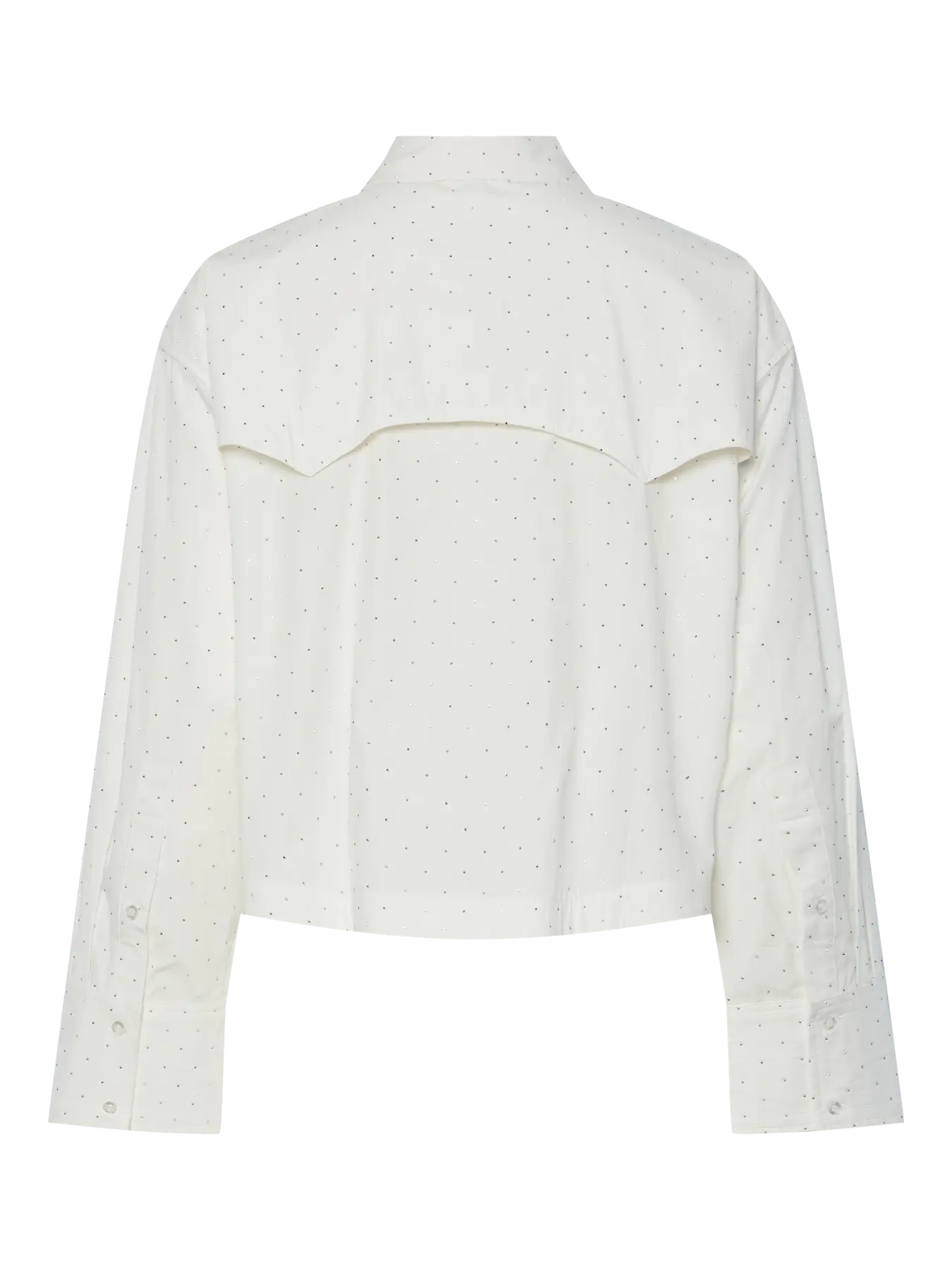 Yasciru ls short studded shirt - star white
