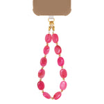 Magenta muse phone cord gold