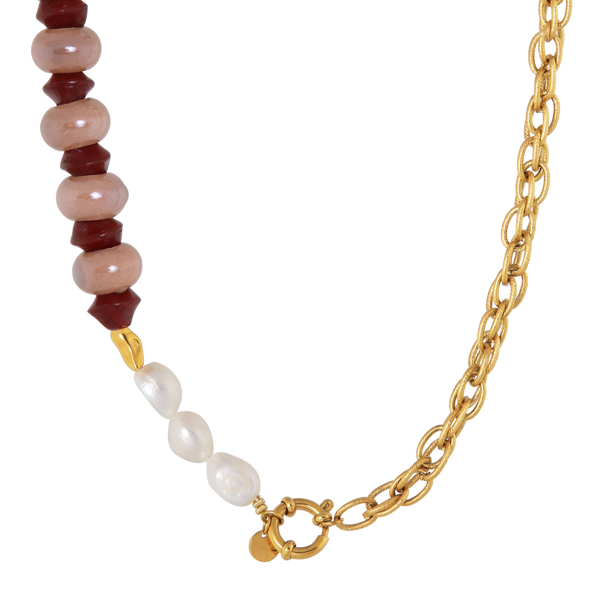 Maple necklace gold