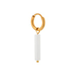 Single Michelangelo hoop gold