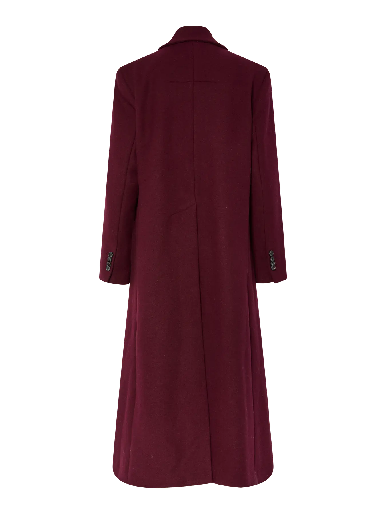 Yasroyla ls wool blend long coat - port royale