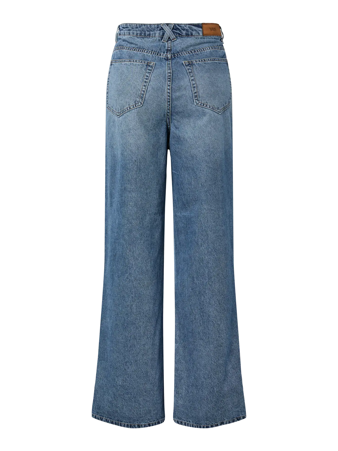 Yasuva hw wide jeans s. - medium blue denim