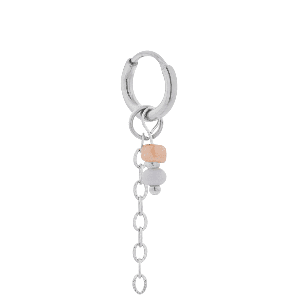 Single Nemo hoop silver