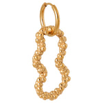 Organic bubble hoop gold