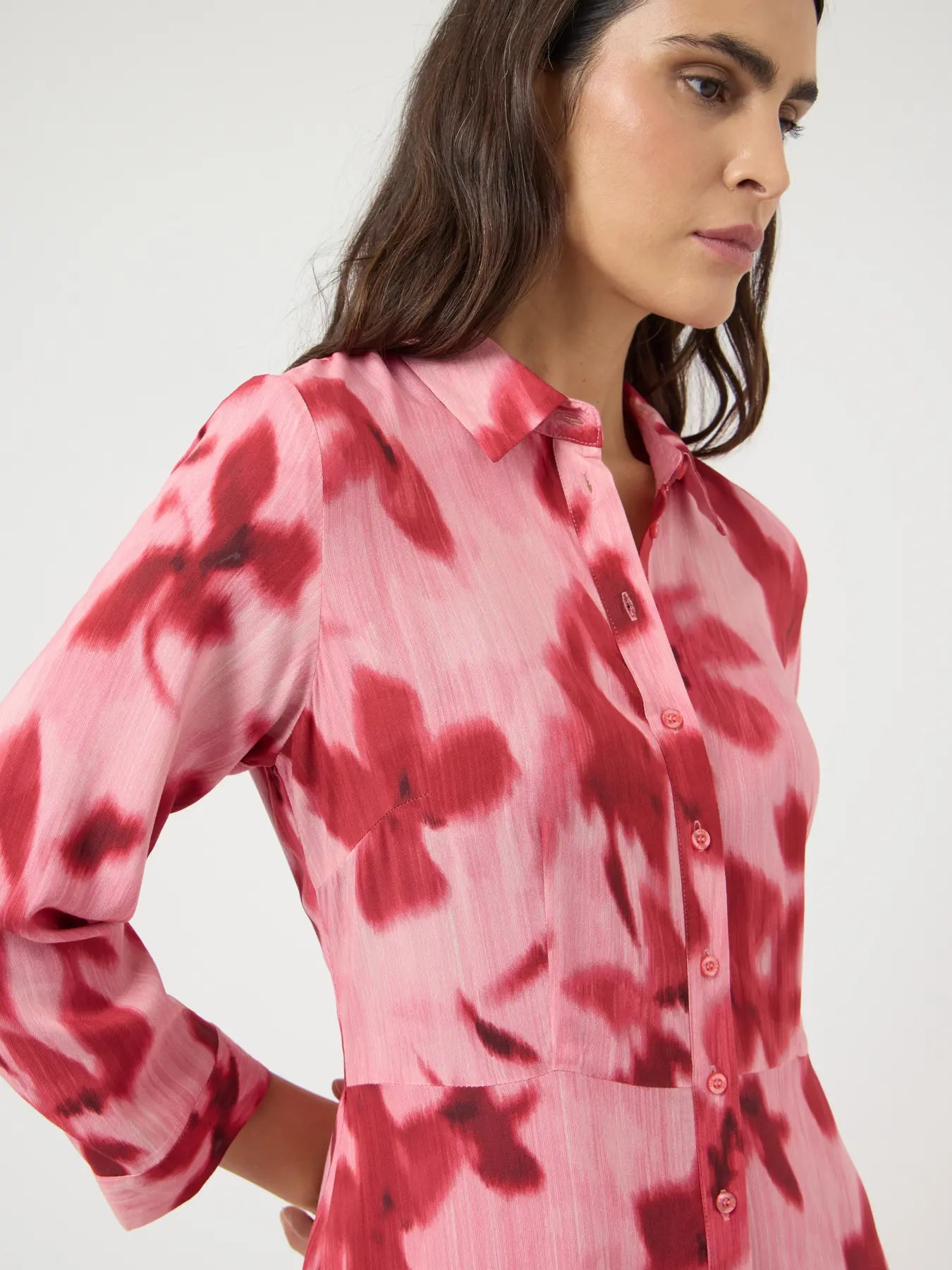 Yassavanna long shirt dress - moonlite mauve cammy