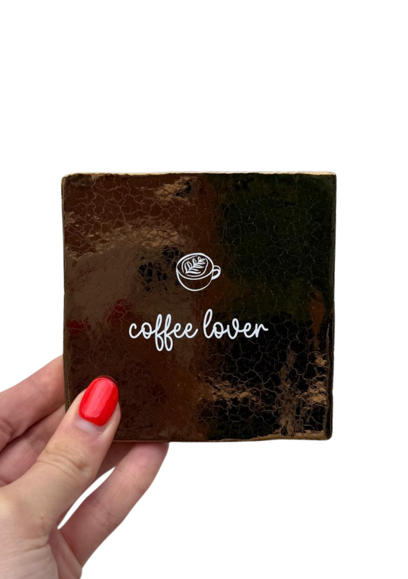 Tegel - Coffee lover - goud