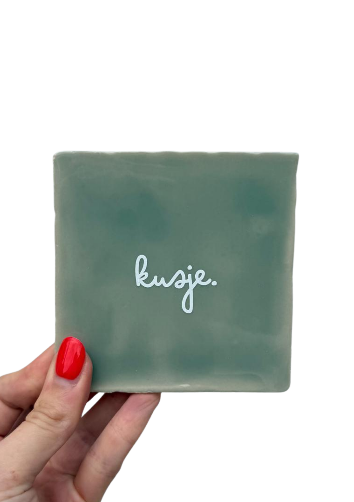 Tegel - kusje - groen