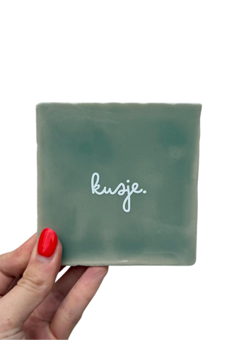 Tegel - kusje - groen