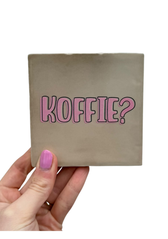 Tegel - Koffie? - taupe