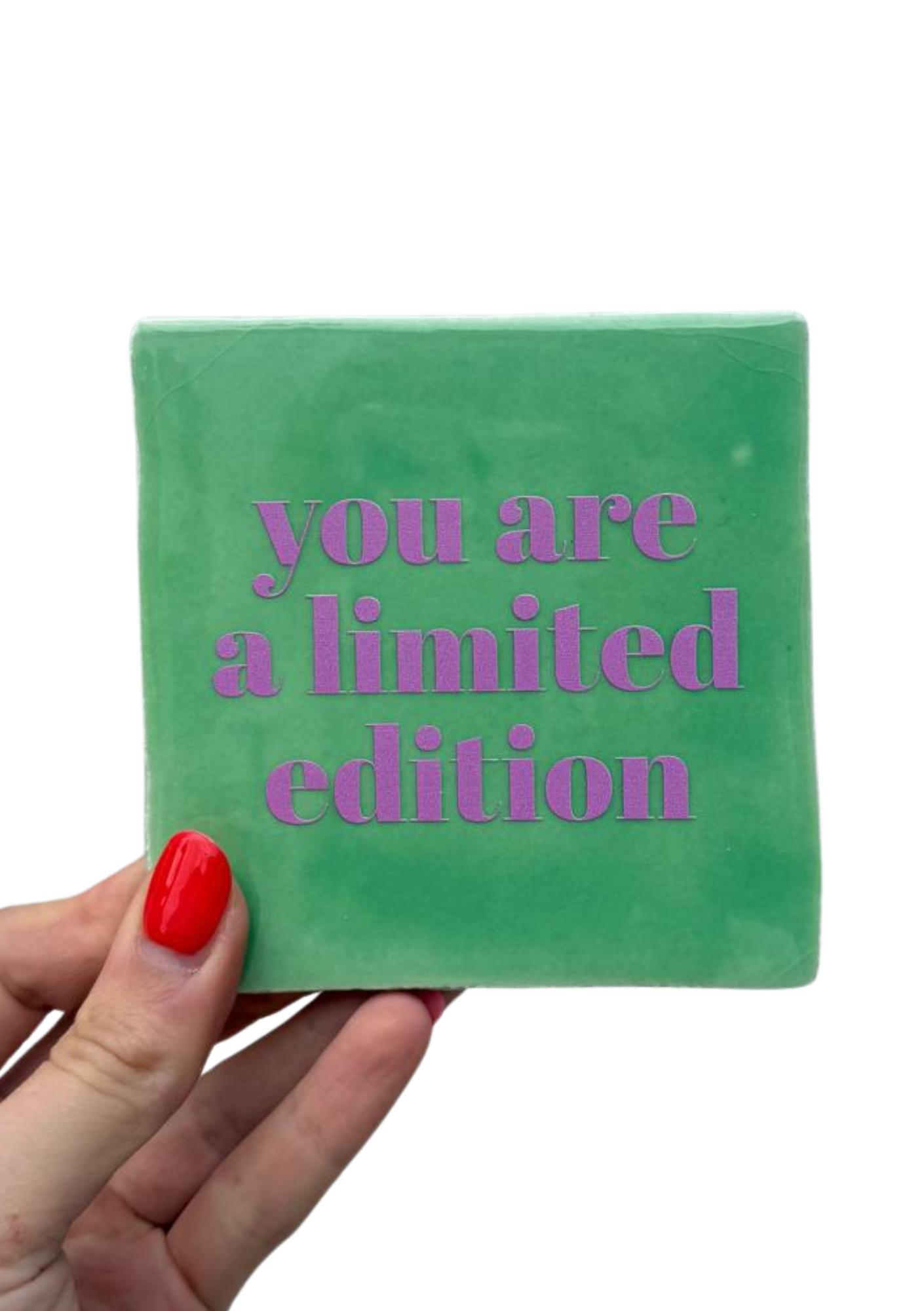 Tegel - You are limited edition - groen