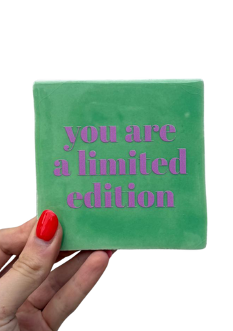 Tegel - You are limited edition - groen