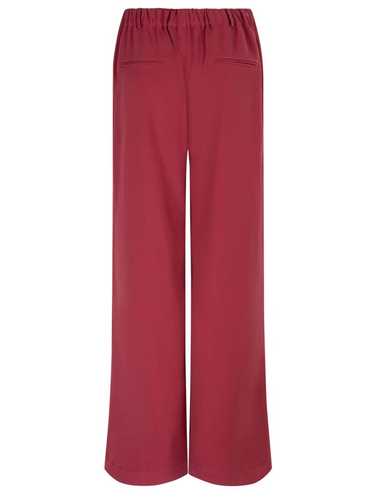 Pants Solange - wine red