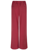 Pants Solange - wine red