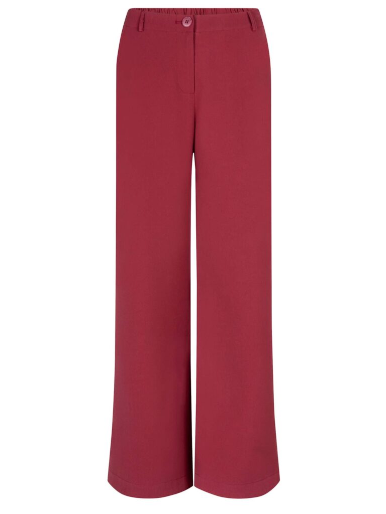 Pants Solange - wine red