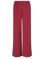 Pants Solange - wine red