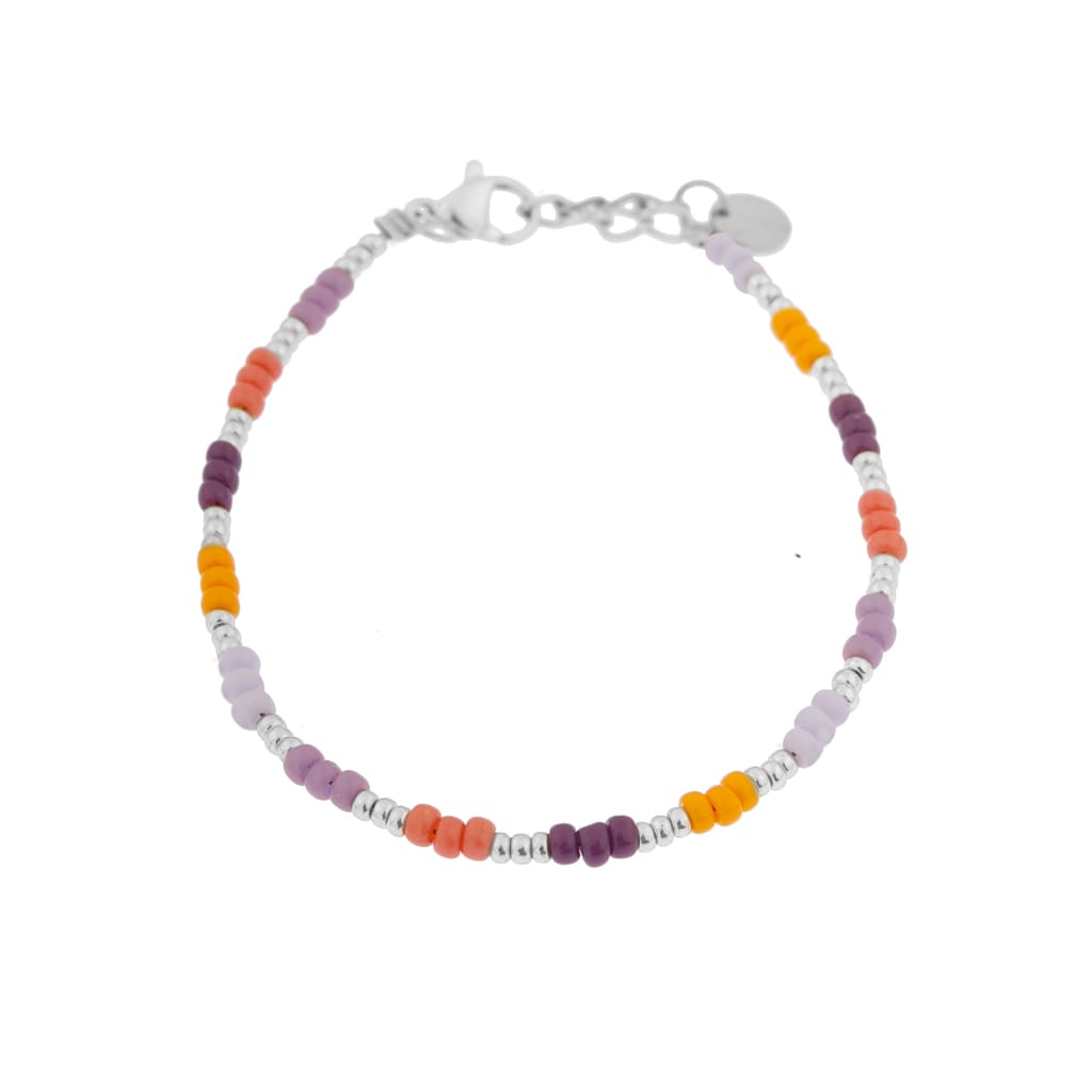 Paradise rainbow bracelet silver