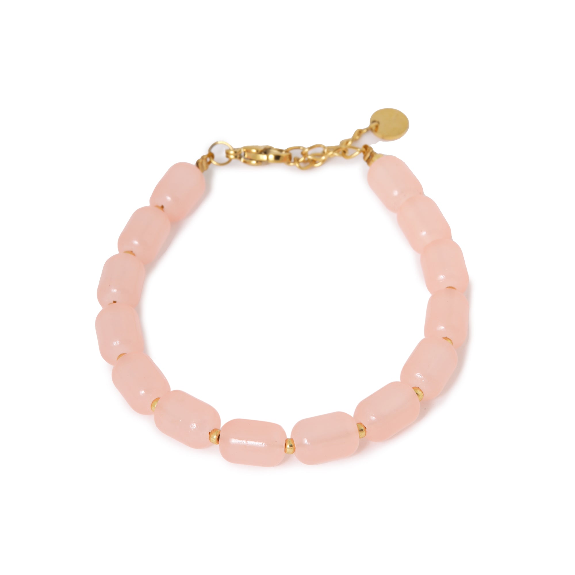 Peachy beads bracelet gold