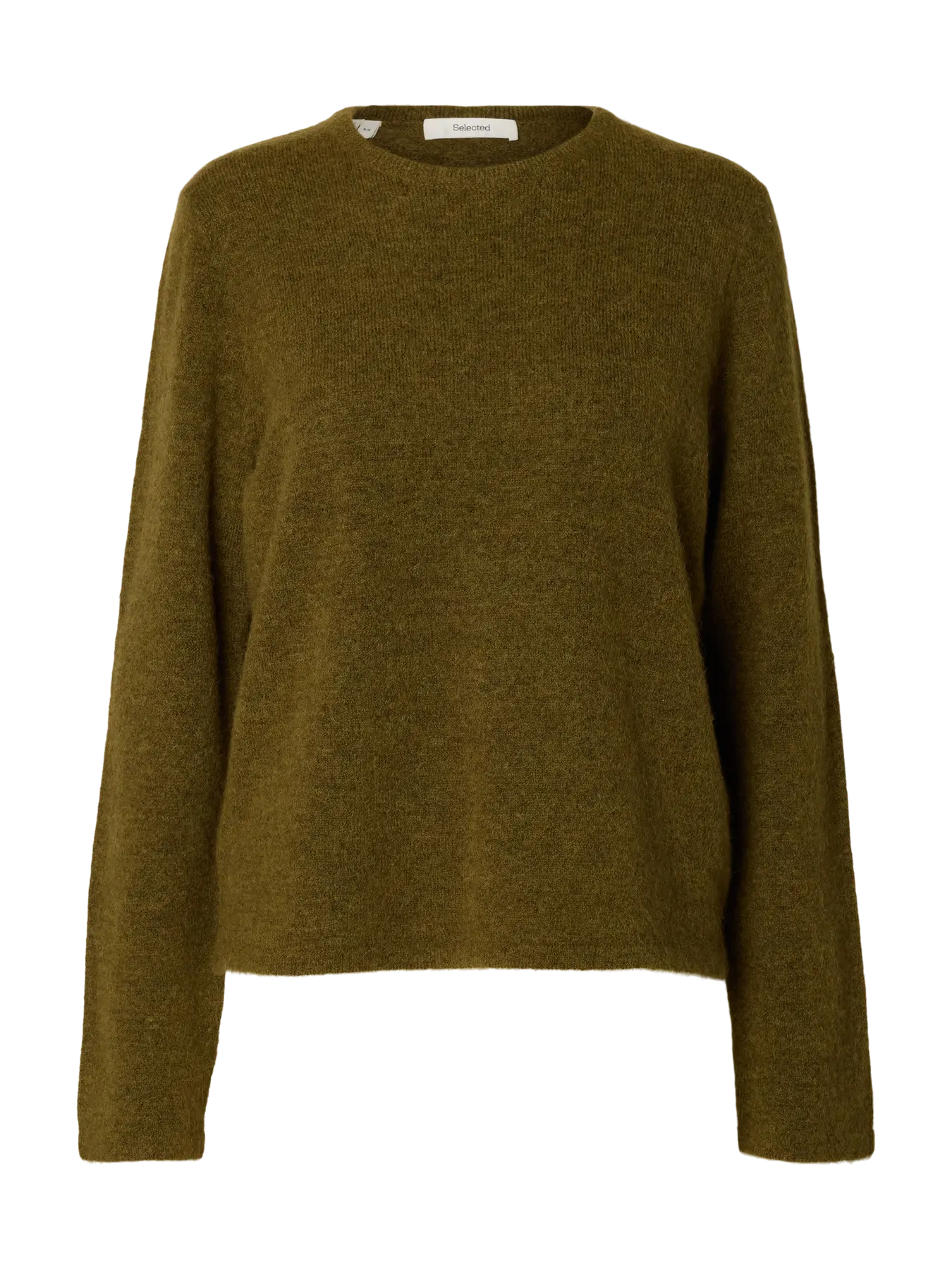 Slwlulu ls knit - Fig green
