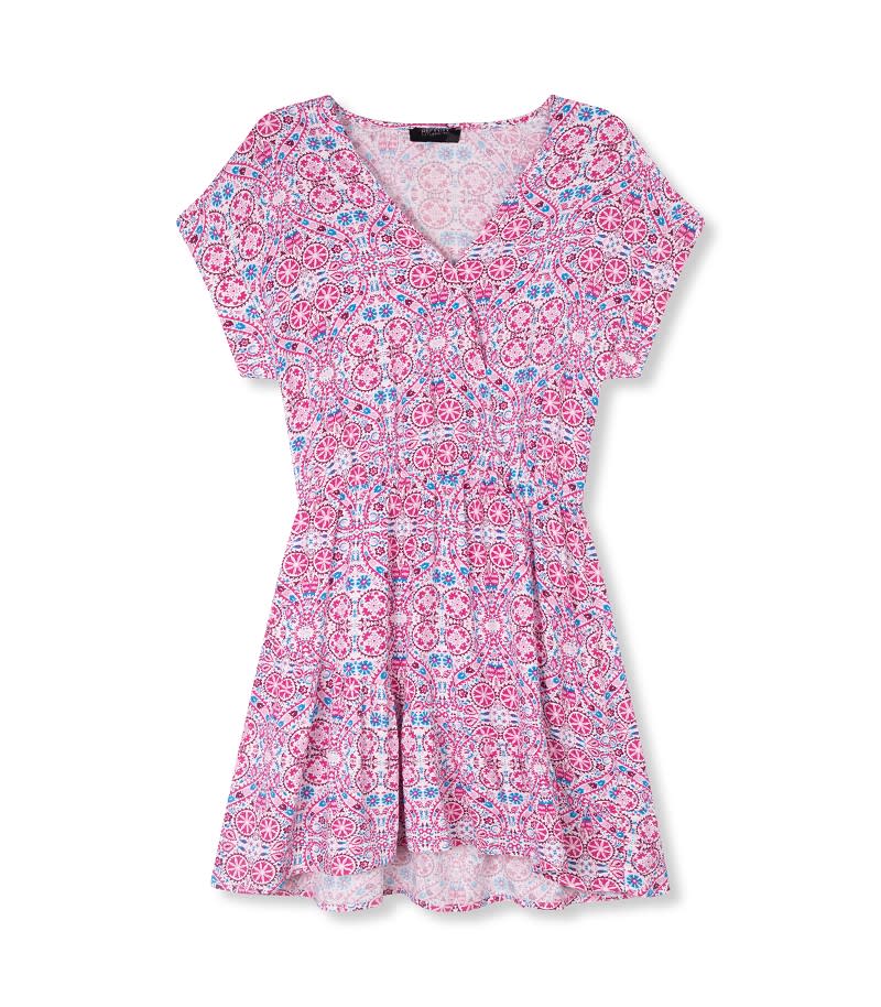Sleeve dress Amelle - soft pink