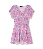 Sleeve dress Amelle - soft pink