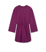 Knitted sweat dress Cheri - purple
