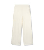Ladies knitted structured pants NOVA - creamy white
