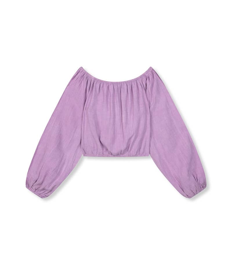 Offshoulder blouse Milas - lilac