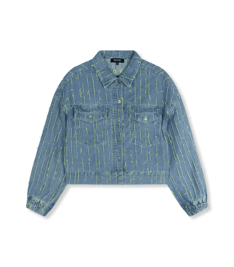Denim jacket bloom - blue denim