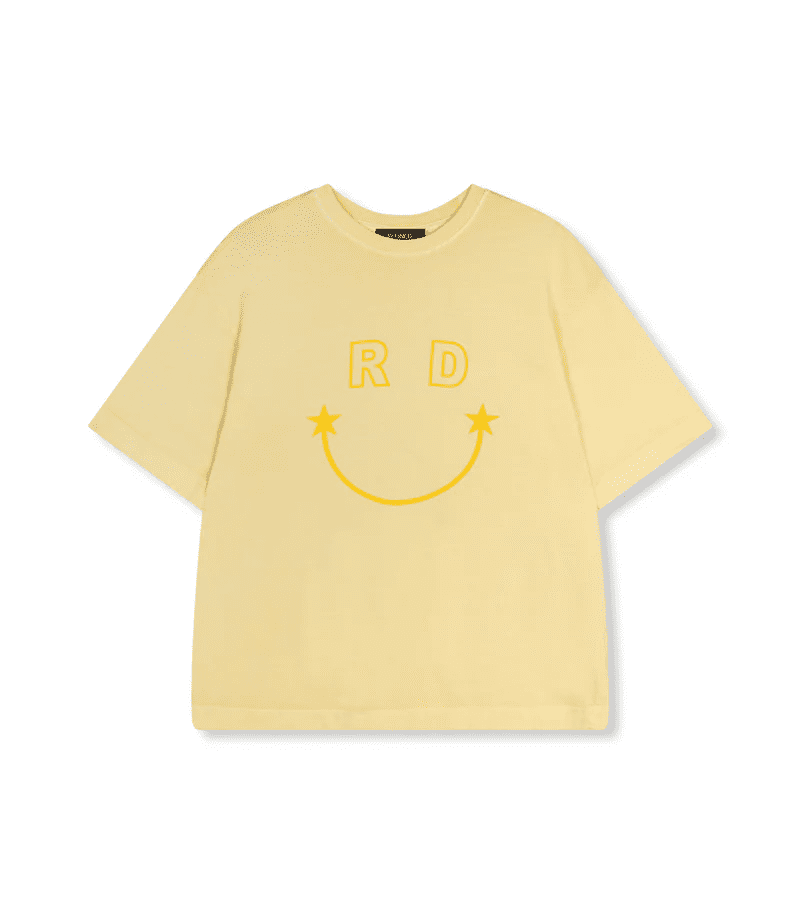 Smiley shirt Bruna - soft yellow