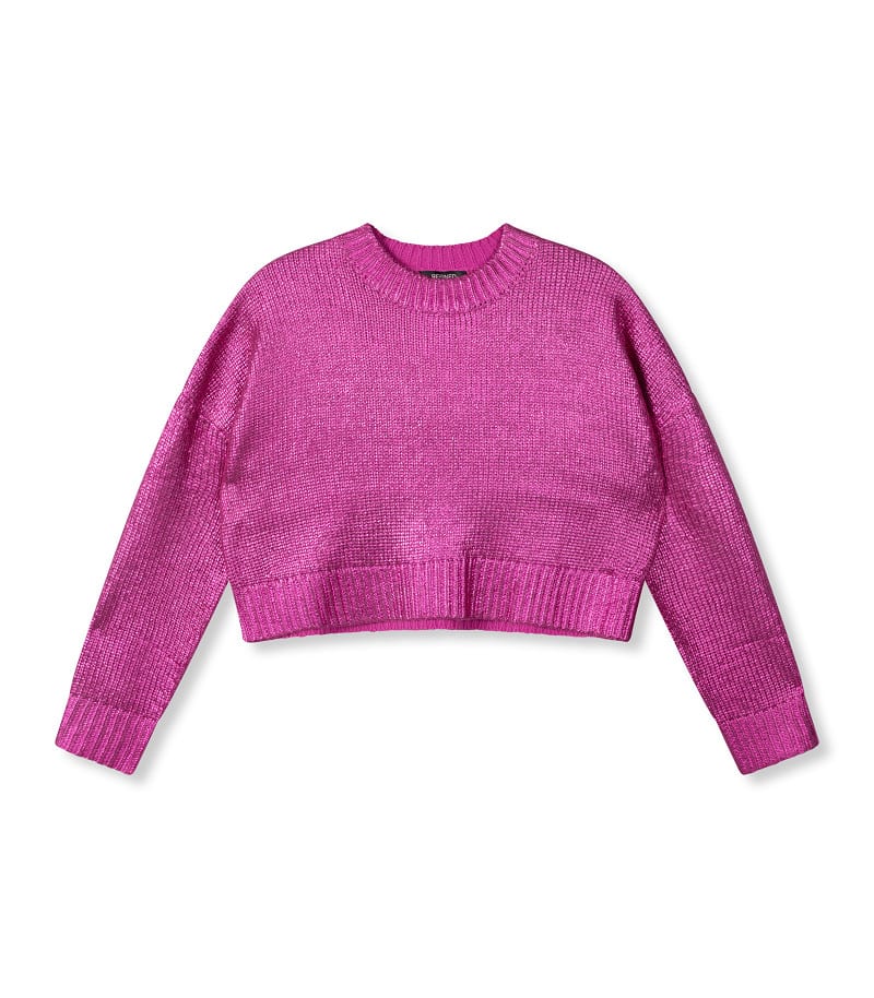 Knitted sweater May - purple