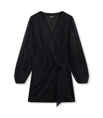 Polina dress wrap dress- black