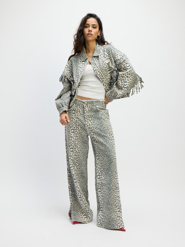 Straight leopard jeans HARVEY
